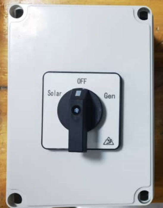 ChangeOver Solar/Gen SiSO Switch Manual Type 2